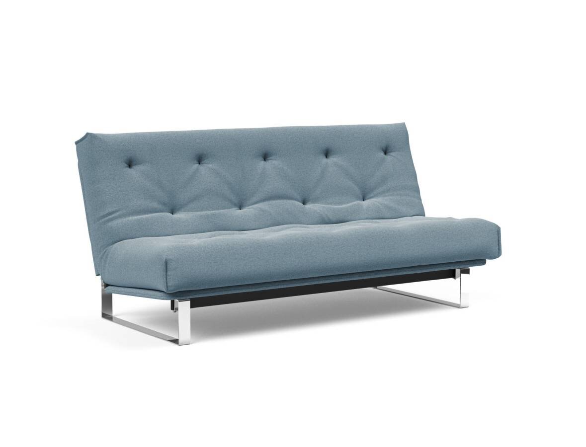 Innovation Minimum Klappsofa versteppt 140 x 200 cm | Soft Spring 558 Soft Indigo Innovation Minimum Klappsofa versteppt 140 x 200 cm | Soft Spring 558 Soft Indigo von Innovation