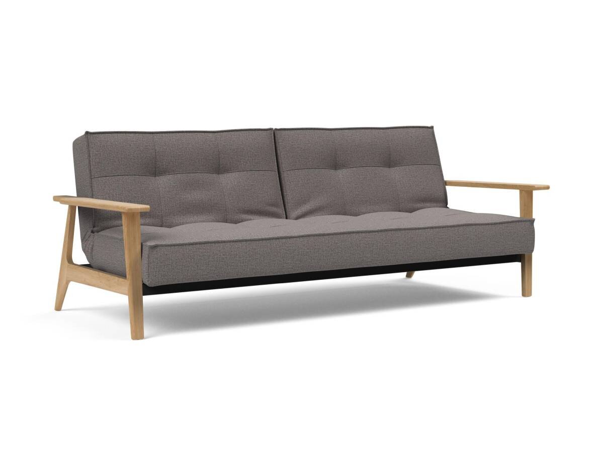 Innovation Splitback Klappsofa mit Frej Armlehnen Frej Eiche 521 Mixed Dance Grey Innovation Splitback Klappsofa mit Frej Armlehnen Frej Eiche 521 Mixed Dance Grey von Innovation
