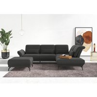 INOSIGN Ecksofa "Coco L-Form", Sitztiefen-, Arm- und Kopfteilverstellung, Cord-Bezug, Fußhöhe 15 cm von Inosign