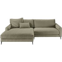 INOSIGN Ecksofa "Downtown, B/T/H: 272/190/84 cm L-Form", weicher Sitzkomfort auch in Cord und Bouclé, incl. Zierkissen von Inosign