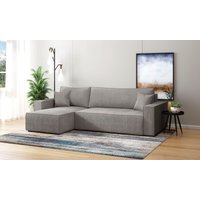 INOSIGN Ecksofa "Winton Cordsofa / Schlafsofa 253 cm", Cord, Recamiere wechselbar, Schlaffunktion (130/208cm), Bettkasten von Inosign