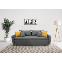 INOSIGN Schlafsofa "Anika", mit Boxspringaufbau, Bettfunktion & Bettkasten, Dauerschlafsofa von Inosign