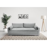 INOSIGN Schlafsofa "Andrea", mit Boxspringaufbau, Bettfunktion & Bettkasten, Dauerschlafsofa von Inosign