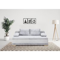 INOSIGN Schlafsofa "Ben", mit Boxspringaufbau, Bettfunktion & Bettkasten, Dauerschlafsofa von Inosign