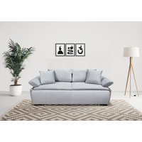 INOSIGN Schlafsofa "Romeo", mit Boxspringaufbau, Bettfunktion & Bettkasten, Dauerschlafsofa von Inosign