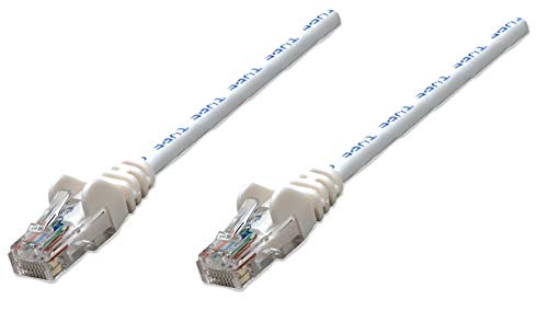 Intellinet Cat5e (UTP) Netzwerk Patchkabel (2X RJ-45, Vergossen) 15,0 m weiß von Manhattan