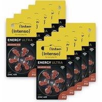 Intenso - Hörgeräte-Batterien-Set Energy Ultra a 312, 60er-Set, braun von Intenso