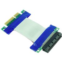 Inter-Tech Riser Card Extender 5cm PCIe x4 Riser-Kabel [1x PCIe - 1x PCIe] von Inter-Tech