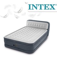 Intex - 64448 Luftbett Gästebett Doppelbett Matratze Lutmatratze Pumpe 152x236x86 von Intex