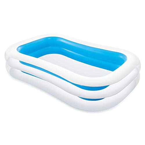 Intex Swim Center Family Pool - Kinder Aufstellpool - Planschbecken - 262 x 175 x 56 cm - Für 6+ Jahre, Blau von Intex