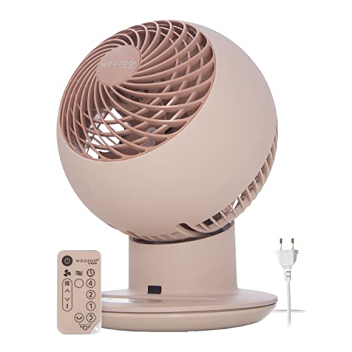 Iris Ohyama Woozoo, 30?, Ventilator, Mattrosa, 5 Geschwindigkeiten, Fernsteuerung, Oszillierend, leise, Table Fan, Tischventilator, Lüfter, Bodenventilator, tragbarer, Portable, Cooling, PCF-SC15T von Iris Ohyama