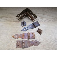 Rust Finish Pfeilkopf Vintage Rustikaler Kommode Tisch Möbelschrank Schrank Türbeschläge von IronmongeryWorld