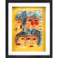 The Beatles - Moderne 3D-Malerei Auf Glas von IsraeliJudaica