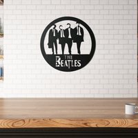 The Beatles Metall Wanddekoration, Wandkunst, Wandschild von IstanbulStores