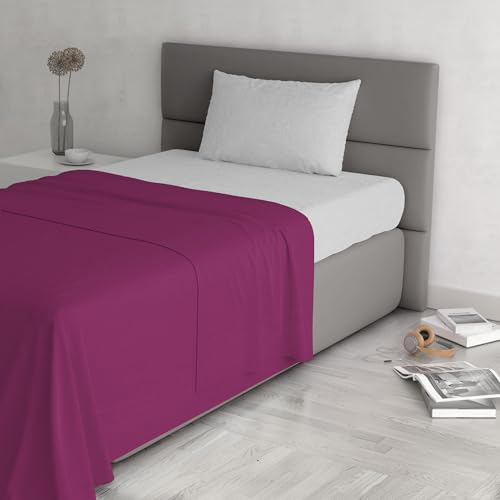Trendy Chic Bettwäsche-Set aus 100% Baumwolle, hergestellt in Italien, für Einzelbett, Fuchsia Trendy Chic Bettwäsche-Set aus 100% Baumwolle, hergestellt in Italien, für Einzelbett, Fuchsia von Italian Bed Linen