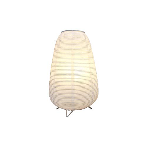 J.SUNUN Tischlampe, Nachttischlampe, Schlafzimmerlampe im japanischen Stil, kleine Tischlampe, warm, kreative Lampe, Reispapierlampe, weiches Umgebungslicht von J.SUNUN