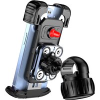 2025 Motorrad-Telefonhalterung 【Neueste Stoßdämpfer】 Universelle Fahrrad-Telefonhalterung, Anti-Vibration für iPhone 16/15/14 Pro Max, Samsung S24/23 2025 Motorrad-Telefonhalterung 【Neueste Stoßdämpfer】 Universelle Fahrrad-Telefonhalterung, Anti-Vibration für iPhone 16/15/14 Pro Max, Samsung S24/23 von JALLERIA