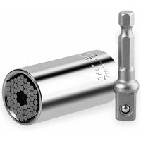 Universal-Steckschlüssel, 2 Stück – Universal-Steckschlüssel 7–19 mm, hochwertiges Chrom-Vanadium, multifunktionales Handwerkzeug, Universal-Steckschlüssel, 2 Stück – Universal-Steckschlüssel 7–19 mm, hochwertiges Chrom-Vanadium, multifunktionales Handwerkzeug, von JALLERIA