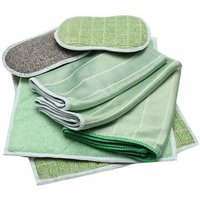 Tuch, Mikrofaser und Wischtuch – Set mit 6 Bambus-Mikrofasertüchern – Reinigen und polieren Sie alle glatten und empfindlichen Oberflächen – Glas, Tuch, Mikrofaser und Wischtuch – Set mit 6 Bambus-Mikrofasertüchern – Reinigen und polieren Sie alle glatten und empfindlichen Oberflächen – Glas, von JALLERIA
