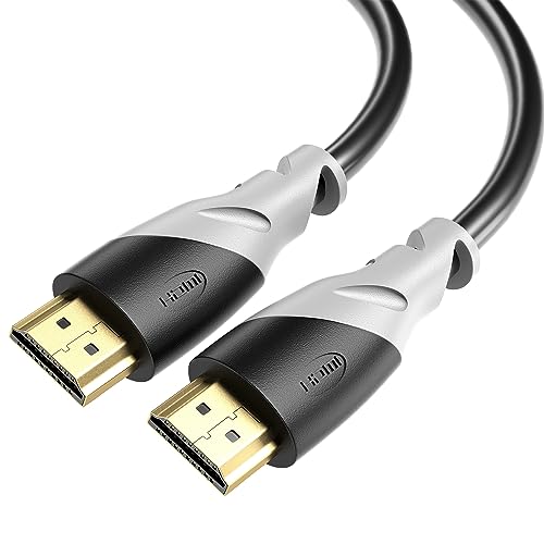 1m - HDMI Kabel 4K 60Hz Ultra HD HDMI 2.0 High Speed 18Gbps Ethernet 4K UHD 2160p Full HD 3D ARC (Audio Rückkanal) HDR CEC 1080p kompatibel mit Playstation 5 PS5 PS4, Xbox Series S, Switch, Blu Ray von JAMEGA