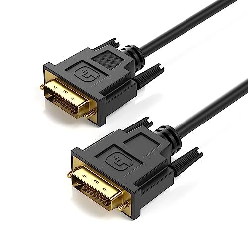 JAMEGA - 5m High Speed DVI zu DVI Kabel - Monitorkabel | DVI-D 24+1 Dual-Link | HDTV Auflösung bis 2560x600 Full HD 1080p 1600p | vergoldete Kontakte | verzinnte OFC Kupferleiter von JAMEGA