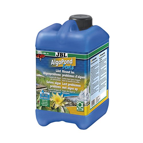 JBL Algo Pond Forte 27407 Wasseraufbereiter gegen alle Algen im Gartenteich, 2,5 L von JBL