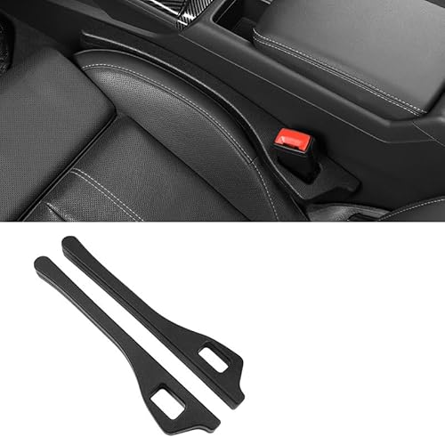 JCVT Autositz Lückenfüller für Hyundai Tucson Accent Kona Encino i30 ix25 ix35 Elantra, Sitzseiten Auslaufsicheres Anti Gegenstände Drop Innenraum Zubehör,A/Black von JCVT