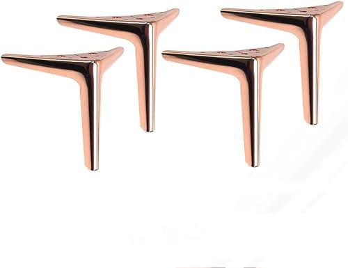 JDSHFEN Set mit 4 Tischbeinen, austauschbare Möbelbeine aus Metall zum Selbermachen für Sofas, Couchtische, Nachttische, TV-Schränke, Schränke und andere Möbel von JDSHFEN