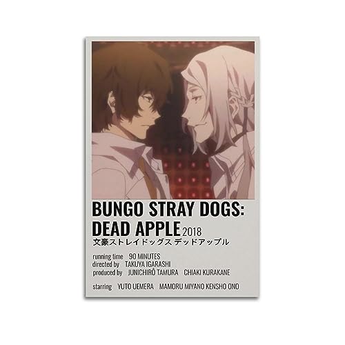 JEAM Bungo Stray Dogs Ästhetische Bilder Einzelzimmer Dekor Wohnheim Wanddekoration Kunst Poster, Albumcover Bild Dekor Poster 20 x 30 cm Unrahmen von JEAM