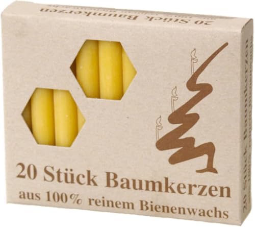 Jeka Christbaumkerzen 100% Bienenwachs, Ebersbacher Kerzen von JEKA