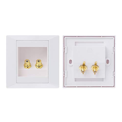 JENOR Cinch-Steckdose Audio Panel Lautsprecher Abzweigdose Lotus Steckdose JENOR Cinch-Steckdose Audio Panel Lautsprecher Abzweigdose Lotus Steckdose von JENOR