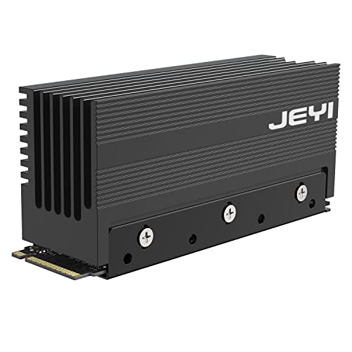 JEYI M.2 HeatSink, robuster Aluminium-Kühlkörper, passive Kühlkörper mit Lamellen, FinsCold iGlacier8 (35 ℃ Verringerung max.) von JEYI