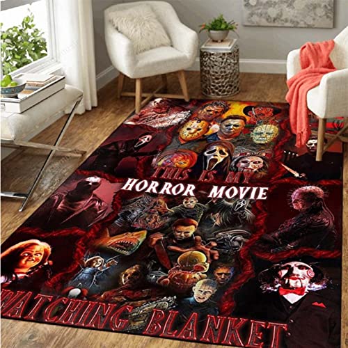 Horror Movie Characters Rug Carpet Floor Mat Horror Movie Rug Carpet Horror Area Rug Home Decor 200x300cm von JHUHN