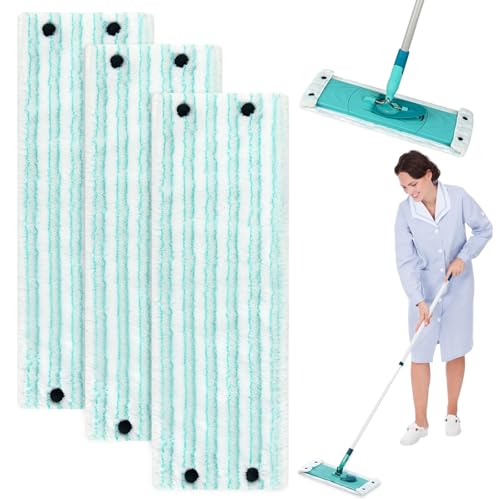 JIANGZHIB 3 Stück Wischbezug für Leifheit Clean Twist XL, 48*15cm Wischer für Leifheit Bodenwischer Set, Mikrofaser Wischbezug Wischmopp, Wischer Boden für alle Bodenarten Leicht zu Dekontaminieren JIANGZHIB 3 Stück Wischbezug für Leifheit Clean Twist XL, 48*15cm Wischer für Leifheit Bodenwischer Set, Mikrofaser Wischbezug Wischmopp, Wischer Boden für alle Bodenarten Leicht zu Dekontaminieren von JIANGZHIB