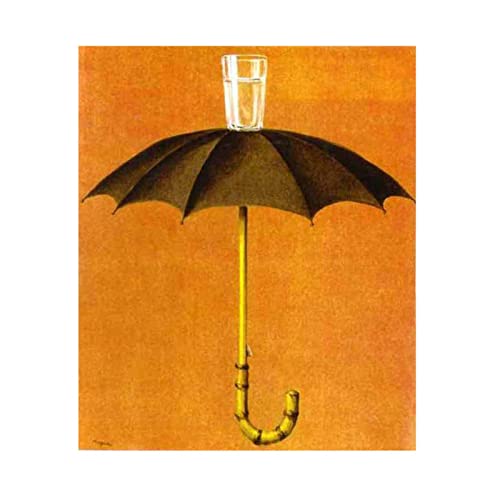 Rene Magritte《Hegels Feiertag》Leinwandbild Wandbilder Bilder Wohnzimmer Deko Schlafzimmer Leinwand Gemälde Wandbild Ungerahmt Kunstdruck Dekoration(65x78cm-26x31inch),Ungerahmt von JIBFFDH