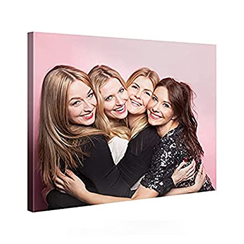 Eigenes Foto Hochformat 30x40cm auf Leinwand drucken Lassen,Personalisierte leinwand familie,Ihr Fotodruck selbstgestalten eigenes Motiv,Leinwandbild,Fotogeschenk individuell (20X20cmX1PC no frame) von JINFU