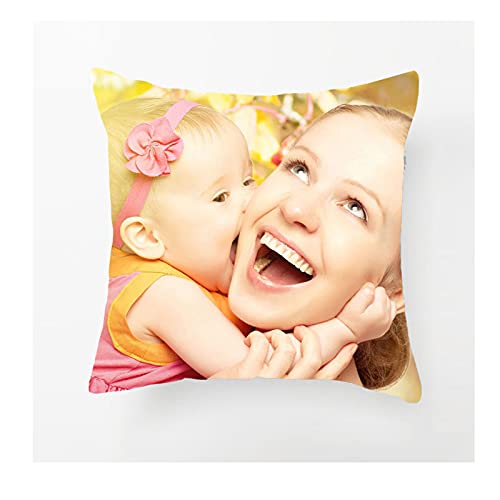 Foto-Kissen Selbst gestalten/Personalisierte Geschenk-Idee/Kopfkissen mit eigenem Foto/personalisiertes kissen mit foto (Double Side,40CMX40CM) von jinfu