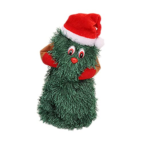 JINGLING Tanzender Weihnachtsbaum, lustige rotierende singende und tanzende Weihnachtsbaum Puppen Weihnachts Dekoration für Weihnachten und Neujahrsgeschenke von JINGLING