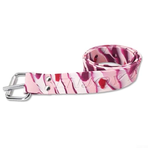 Gewichtsgürtel, verstellbar, mit Edelstahl-Schnalle, Silikonmaterial (1,5 m, Camouflage-Pink) von JINSBON