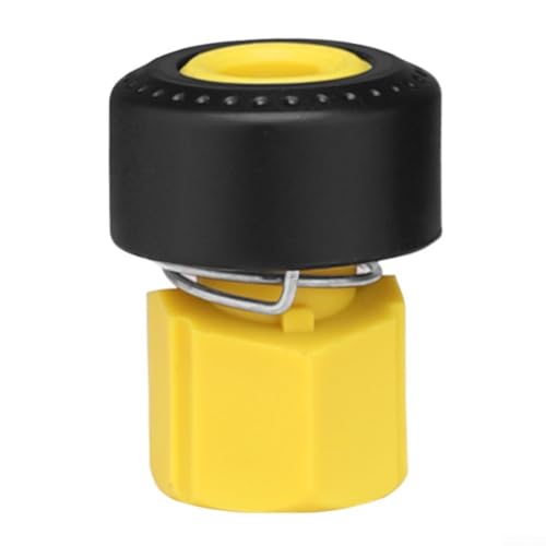 Schlauchanschlussadapter, für M22 Hochdruckreiniger, Wasserauslass-Set, Schnellanschluss (gelb) von JINSBON