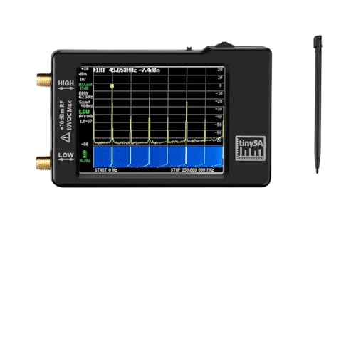 Spektrumanalysator Handgehaltener Spektrumanalysator, 2,8-Zoll-Display, 100 kHz bis 960 MHz, mit ESD-Schutz, Version V0.3.1_E, mit Batterie Ultraweiter Messfrequenzbereich von JODEOL