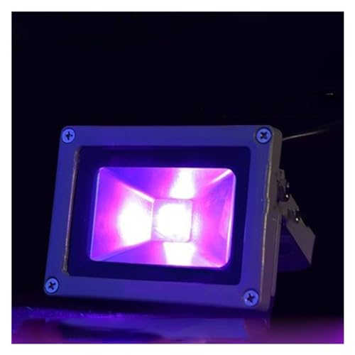 UV-Lichtlampe 100W 300W 365nm 405nm 395nm Led UV Gel Aushärtung Lampe Ultraviolettes Licht Druckmaschine Harz Tinte Farbe siebdruck 3D Drucker mit starker Durchdringung (Size : Plug, Color : 365NM_1 von JODEOL