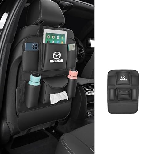 JOEBO Aufbewahrungstasche für die Autositzlehne mit Mehreren Taschen für Mazda CX-3 CX-30 CX-4 CX-5 CX-50 CX-60 CX-7 CX-8 CX-9 CX-90 Demio E1600,Black von JOEBO