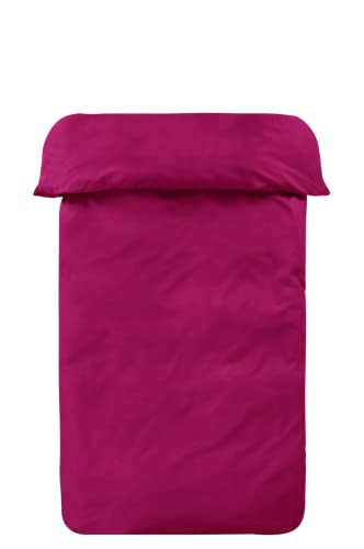Jotex Zack Bettbezug - 100% hochwertige Bio-Baumwolle GOTS Zertifiziert Bettbezug - Lila, 140 x 220 cm von JOTEX