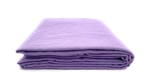 JOWOLLINA Laken Bettlaken Überwurf 100% Leinen Soft Washed Finish180 g/m2 (140x220 cm, Purple Rose) von JOWOLLINA