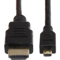 Joy-it K-1481 HDMI-Kabel Raspberry Pi [1x HDMI-Stecker - 1x HDMI-Stecker D Micro] 3.00m Schwarz von JOY-IT