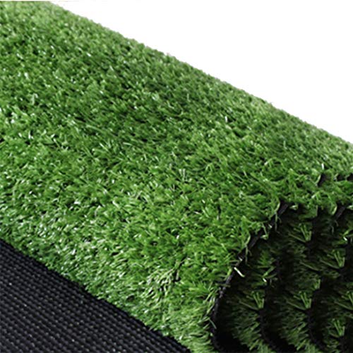 Gazon artificiel de 15mm de hauteur, fausse pelouse synthétique verte douce avec cryptage, tapis de pelouse pour animaux de compagnie, décoration extérieure von JQYDDM