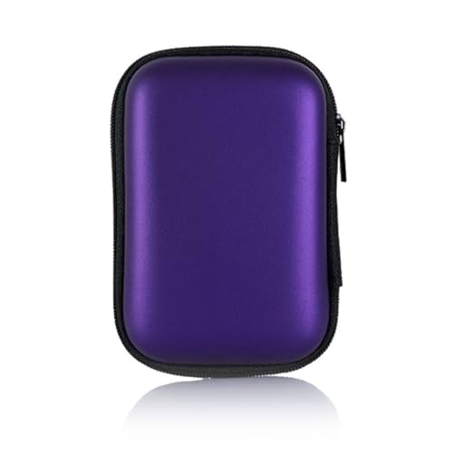 JRYXDS Hart Festplatten Tasche Case Reise Schutz Hülle Stoßfest Hart Hülle Organizer für Tragbar Externe Festplattentaschen Stoßfest Tragbar Laufwerke und Karte von JRYXDS