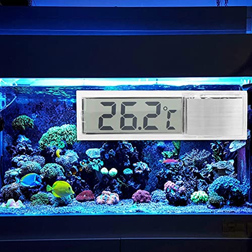 JTLB 3D LCD Elektronisches Transparentes Digitales Aquarium-Aquarium-Thermometer Meerwassertemperaturmessung von JTLB