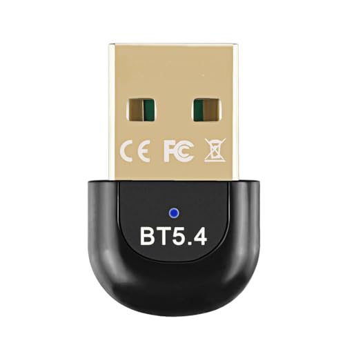 JUCHRZEY 5.4-Adapter, Musik-Audio-Receiver, Sender, Treiberfreier kabelloser USB-Adapter, USB-kompatibel, Plug-and-Play, unterstützt Windows 11/10/8.1 for PC-Lautsprecher, kabellose Maus, T von JUCHRZEY